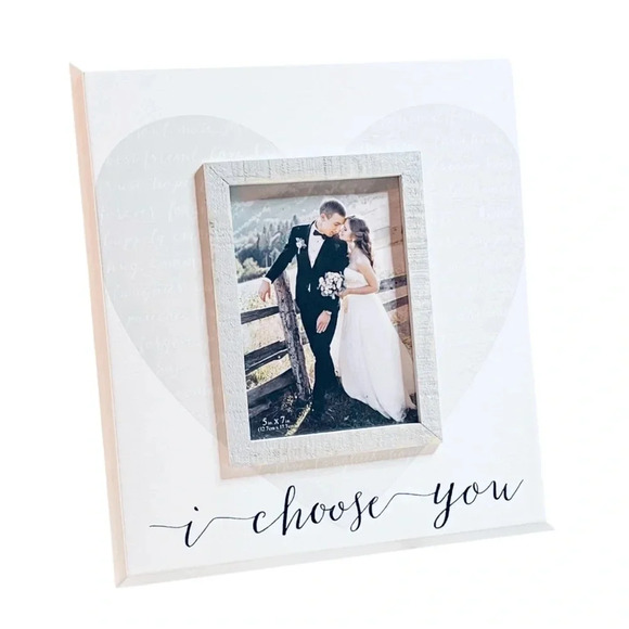 Malden International Designs Wedding “I Choose You” Picture Frame | 5x7 - Picture 2 of 4